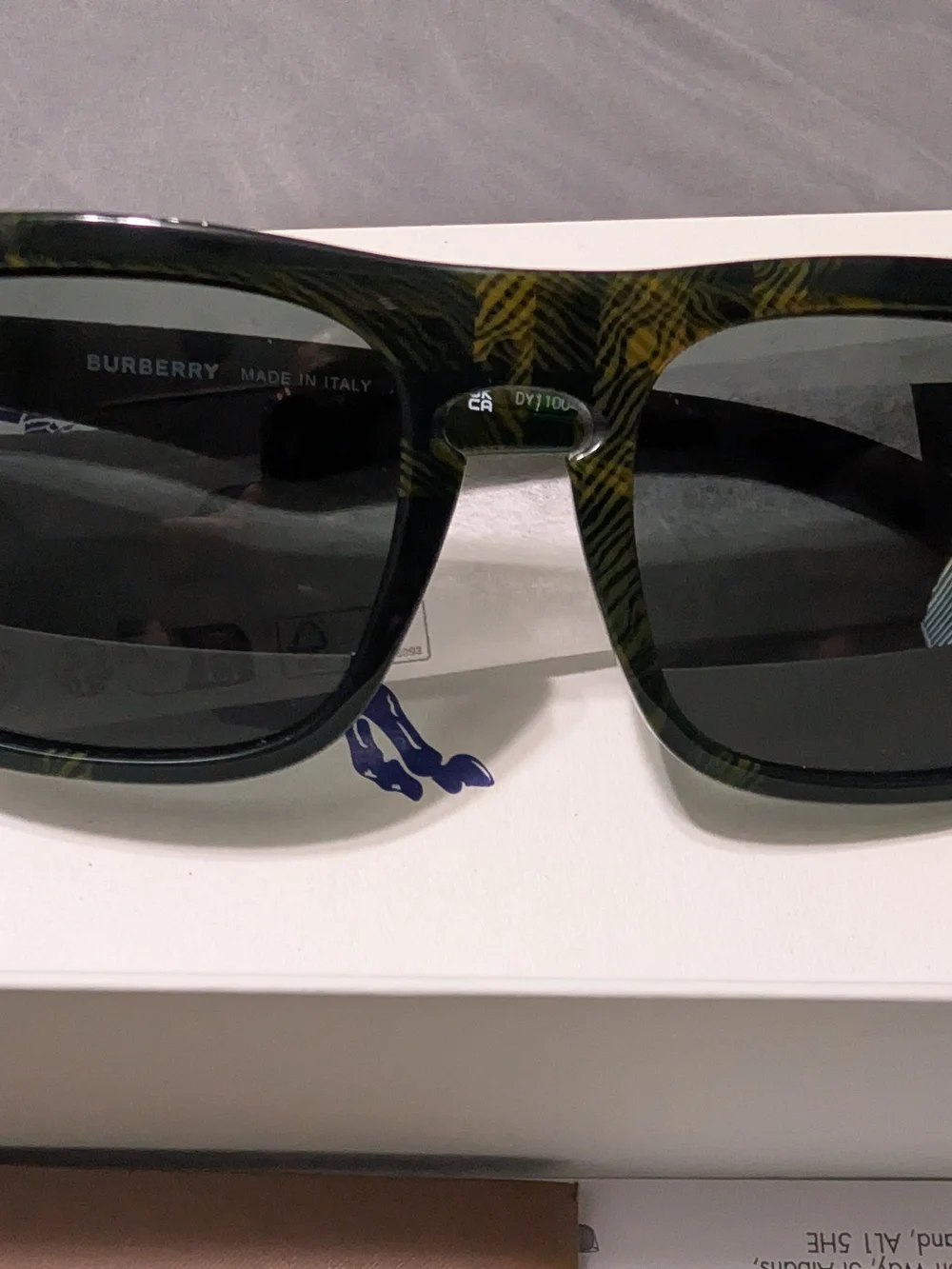 Burberry Tortoiseshell Sunglasses with Dark Lenses